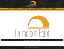 Tablet Screenshot of maisonbelot.com
